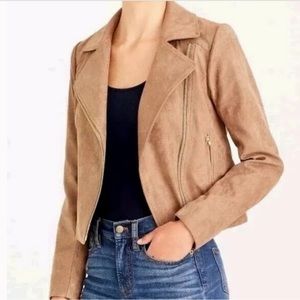 J. Crew Mercantile Faux Suede Jacket